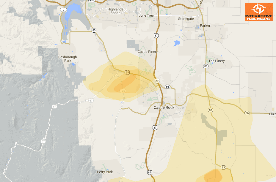 Hail-Map-Castle-Rock-Colorado-July-30-2012